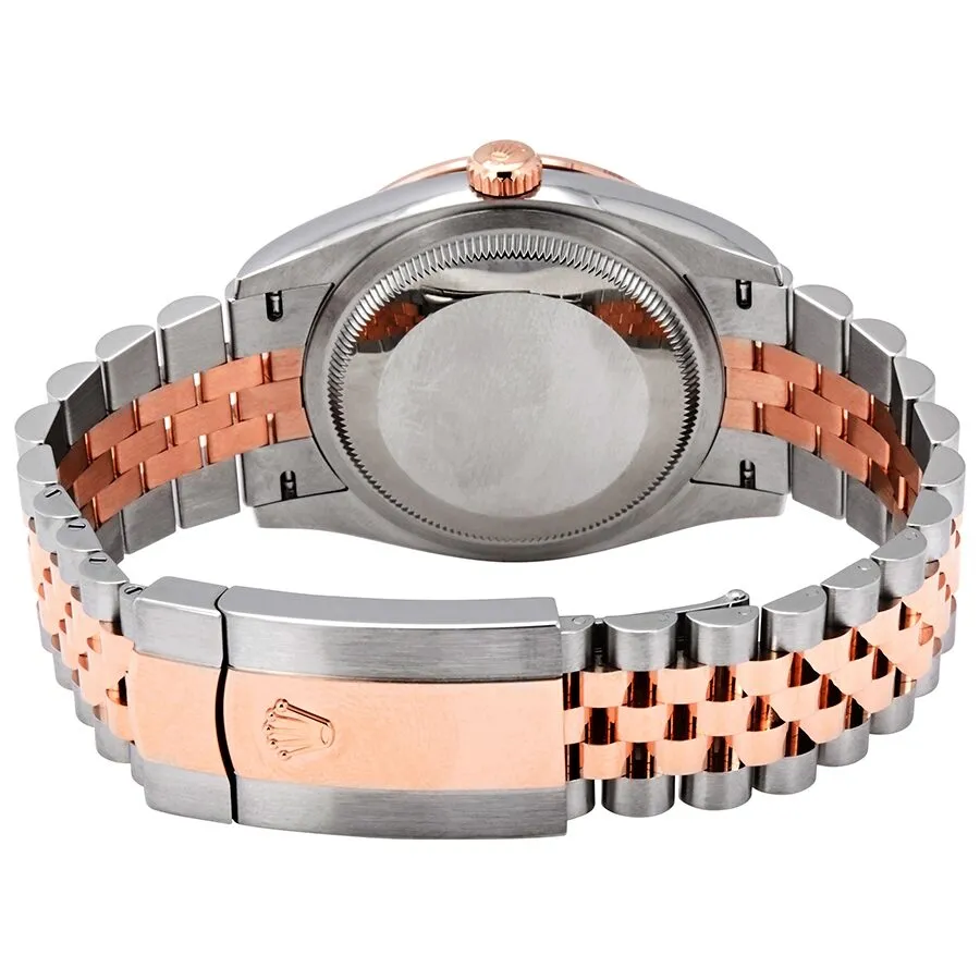 Rolex Datejust 36 Mother of Pearl Diamond Dial Steel and 18k Everose Gold Jubilee Watch 126281MDO 126281MDJ
