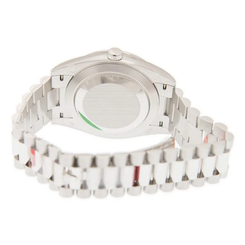 Rolex Day-Date 40 Automatic Chronometer Diamond-Pave Dial Men's Watch 228396tbr-0021