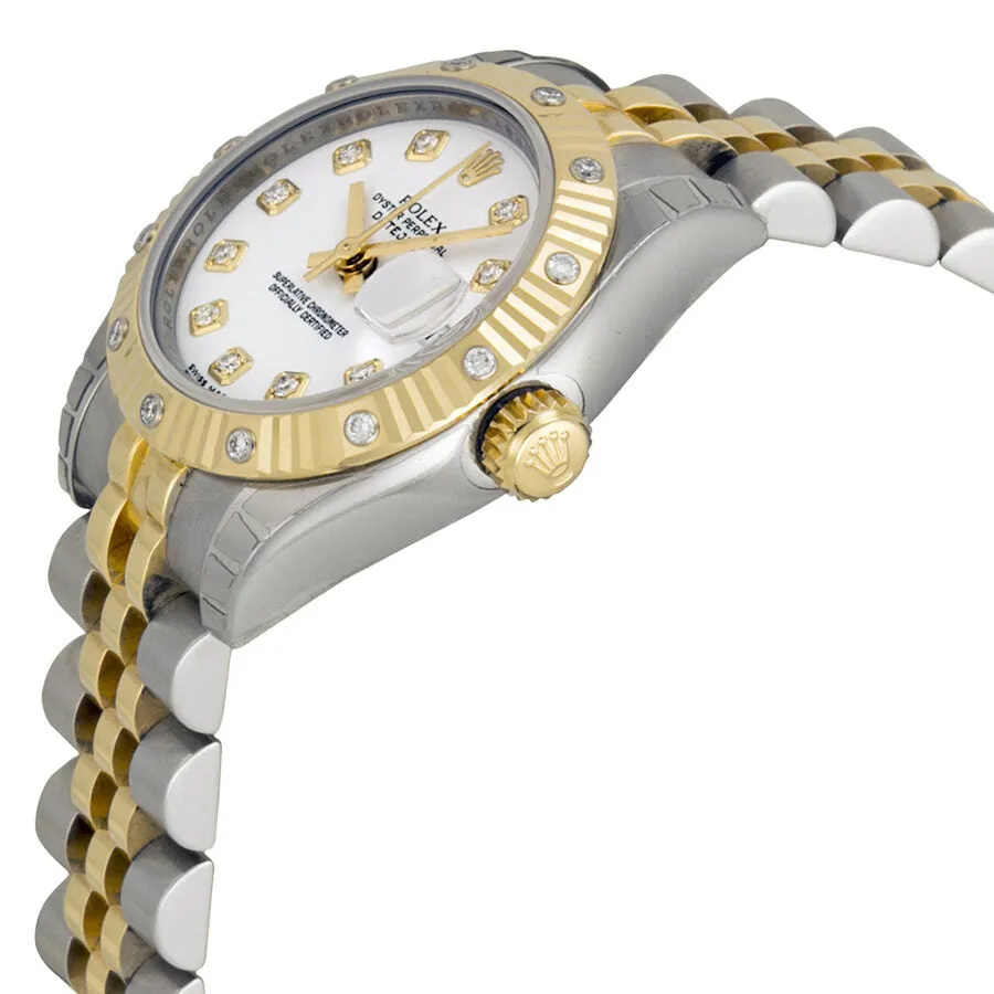 Rolex Lady Datejust 26 White Dial Stainless Steel and 18K Yellow Gold Jubilee Bracelet Automatic Watch 179313WDJ