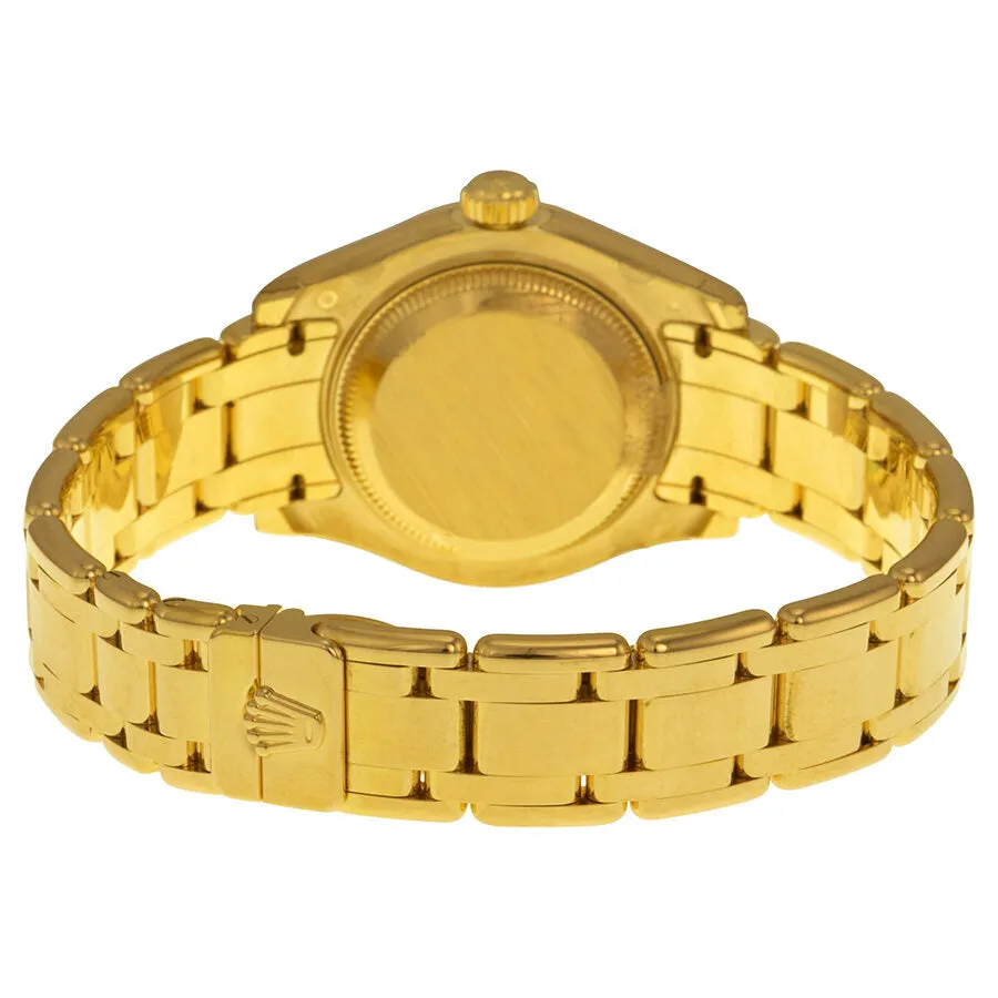 Rolex Lady-Datejust Pearlmaster White Diamond Dial 18K Yellow Gold Automatic Ladies Watch WDPM 80298
