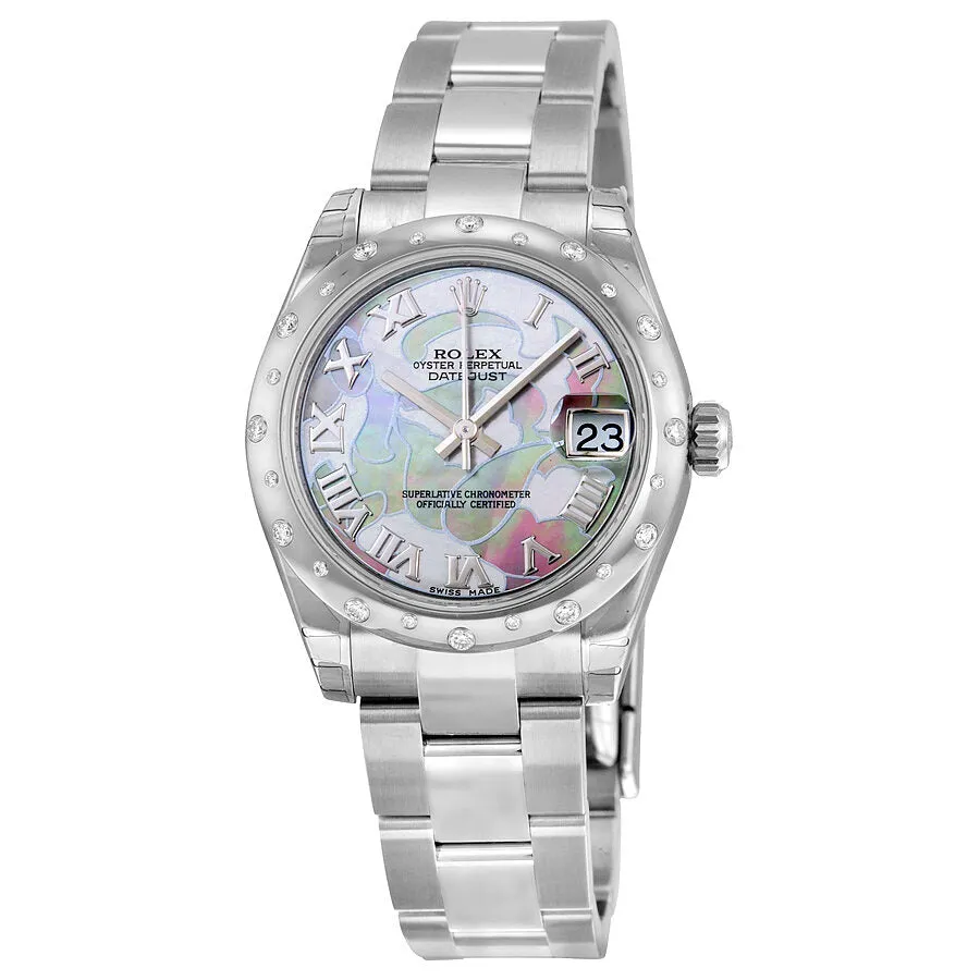Rolex Oyster Perpetual Datejust 31 Goldust Dream Mother of Pearl Dial Stainless Steel Bracelet Automatic Ladies Watch 178344GDDMRO