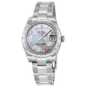 Rolex Oyster Perpetual Datejust 31 Goldust Dream Mother of Pearl Dial Stainless Steel Bracelet Automatic Ladies Watch 178344GDDMRO