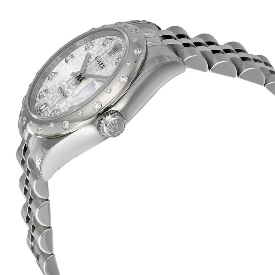 Rolex Oyster Perpetual Datejust 31 Silver Dial Stainless Steel Jubilee Bracelet Automatic Ladies Watch 178344SJDJ