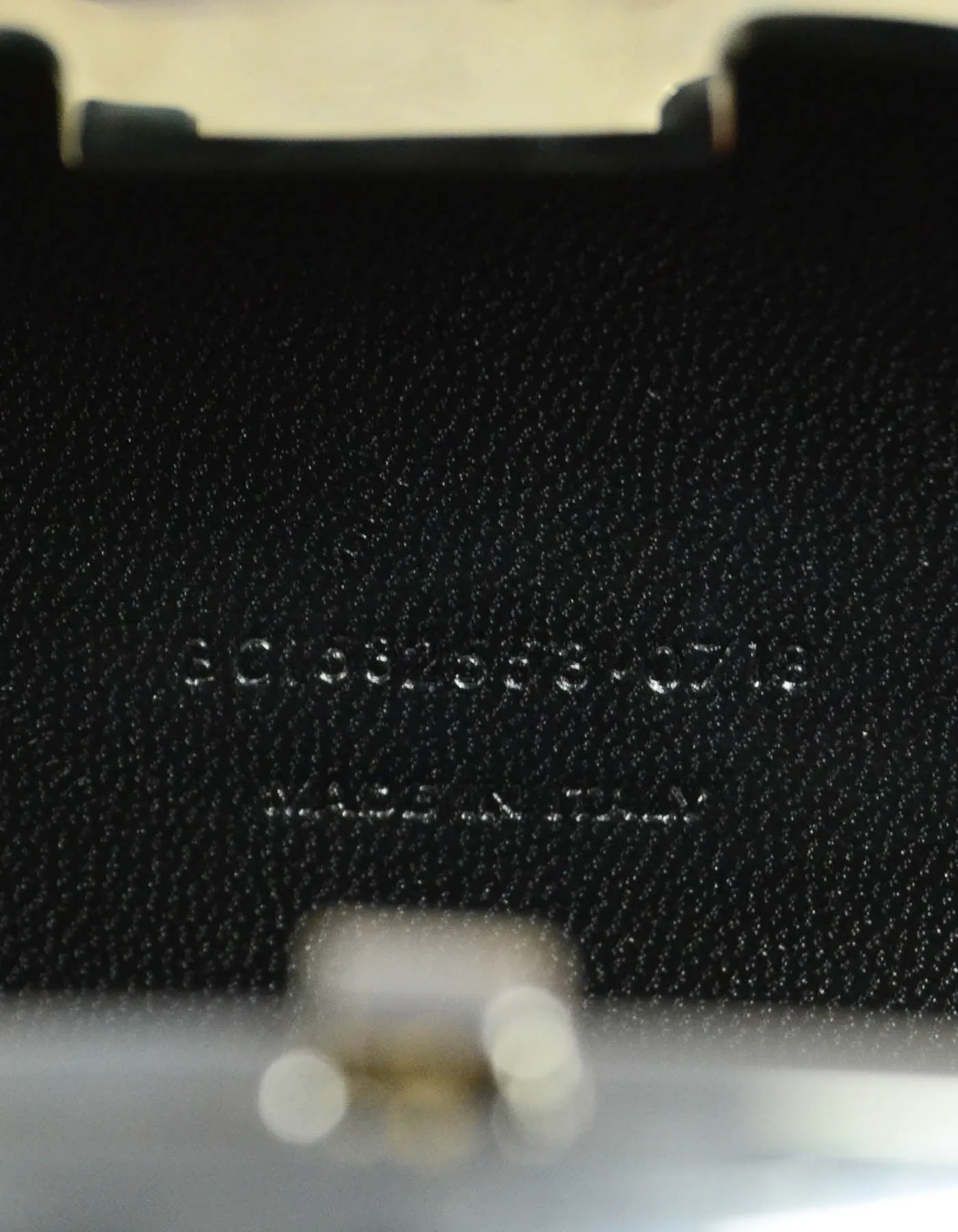 Saint Laurent Silver Monogram Hard Case Tassel Clutch Bag
