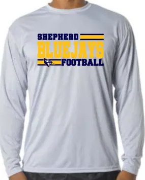 Shepherd Football - 2020 - Adult Long Sleeve T-Shirt - A4 Cooling Performance