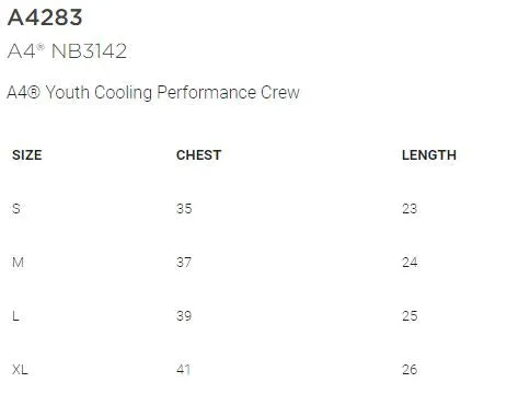 Shepherd Football Swag - 2018 - Youth T-Shirt - A4 Cooling Performance