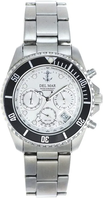 Ship's Anchor Stainless Chronograph Watches