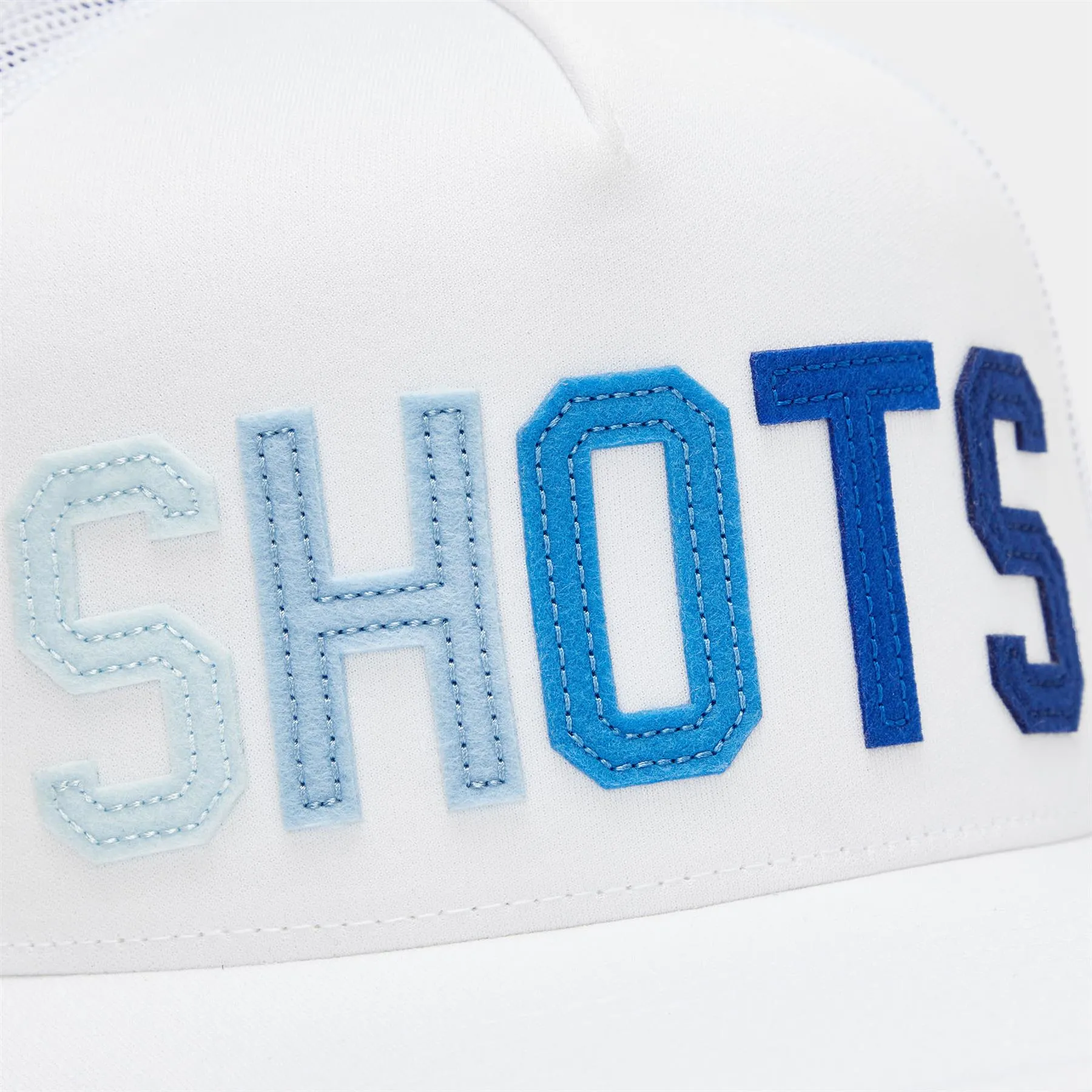Shots Interlock Knit Trucker Hat Snow/Surf - SS24