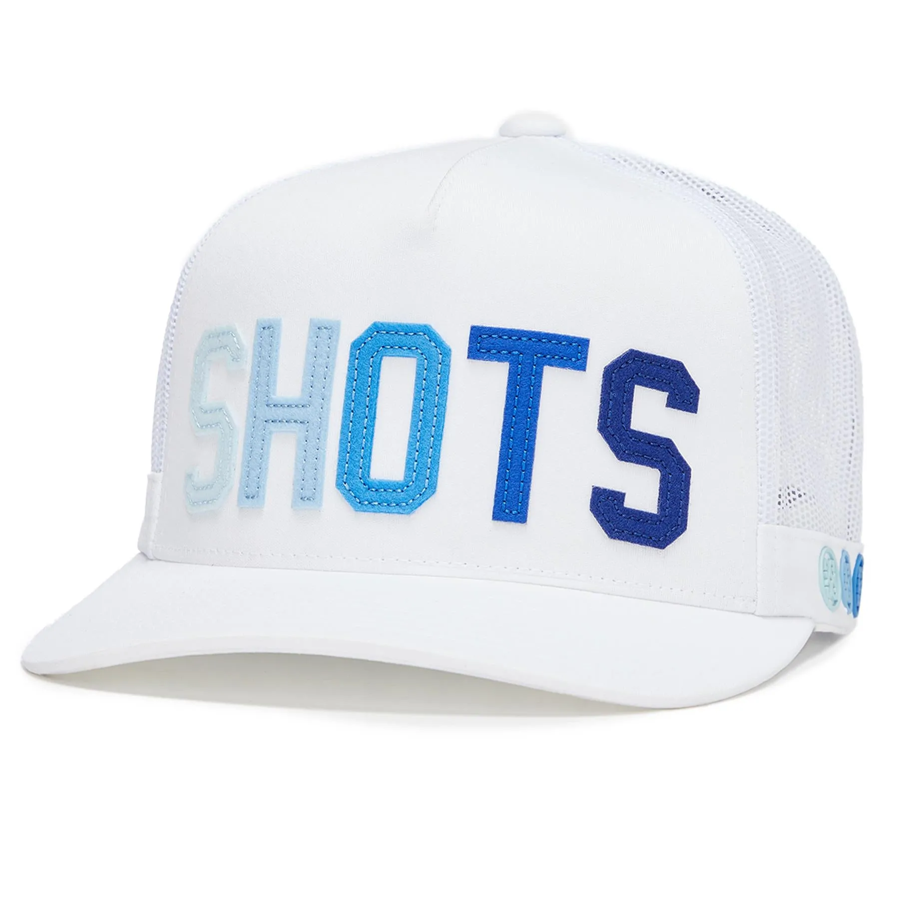 Shots Interlock Knit Trucker Hat Snow/Surf - SS24