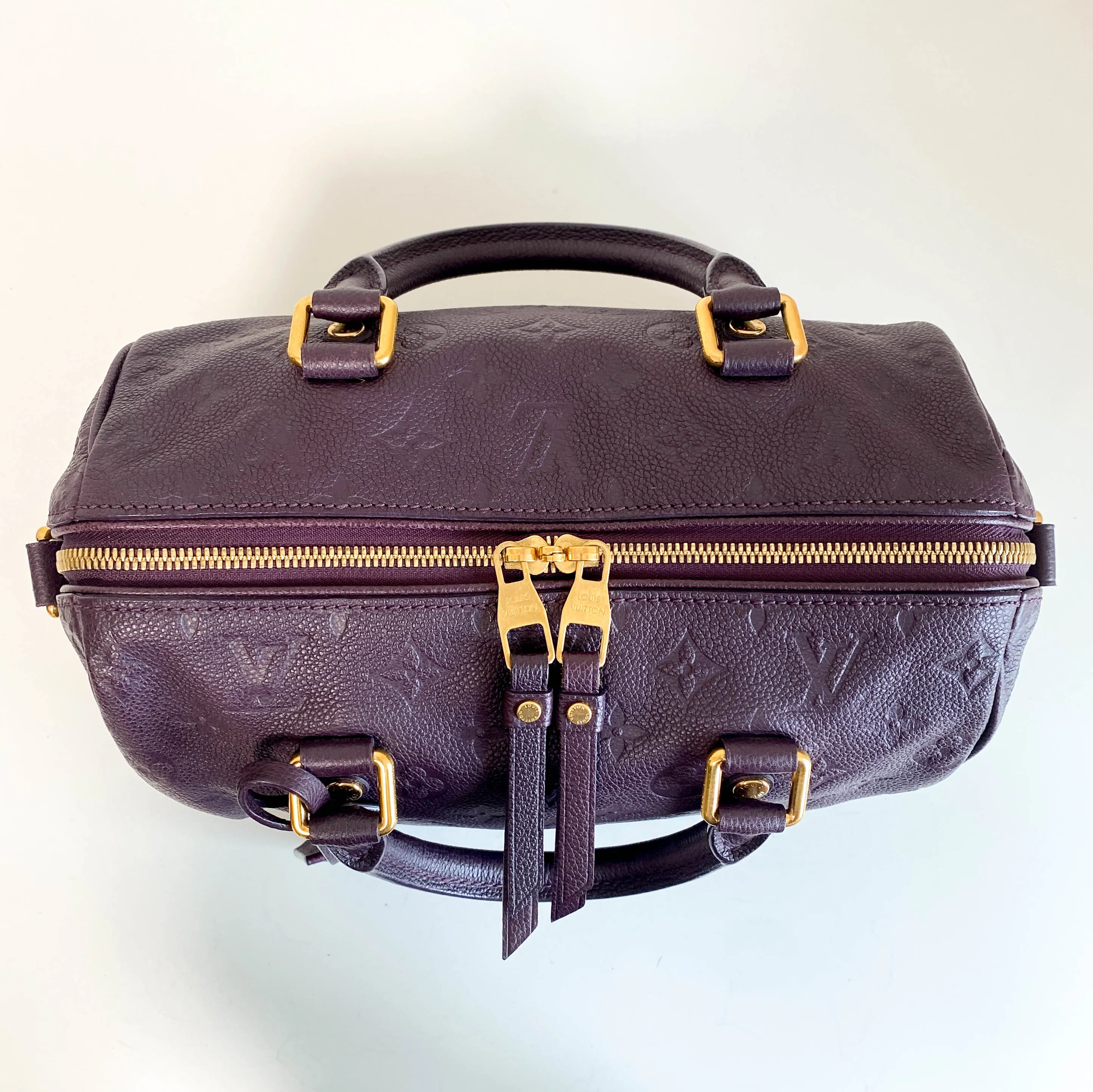 Speedy Bandoulière 30 Purple Monogram Empreinte