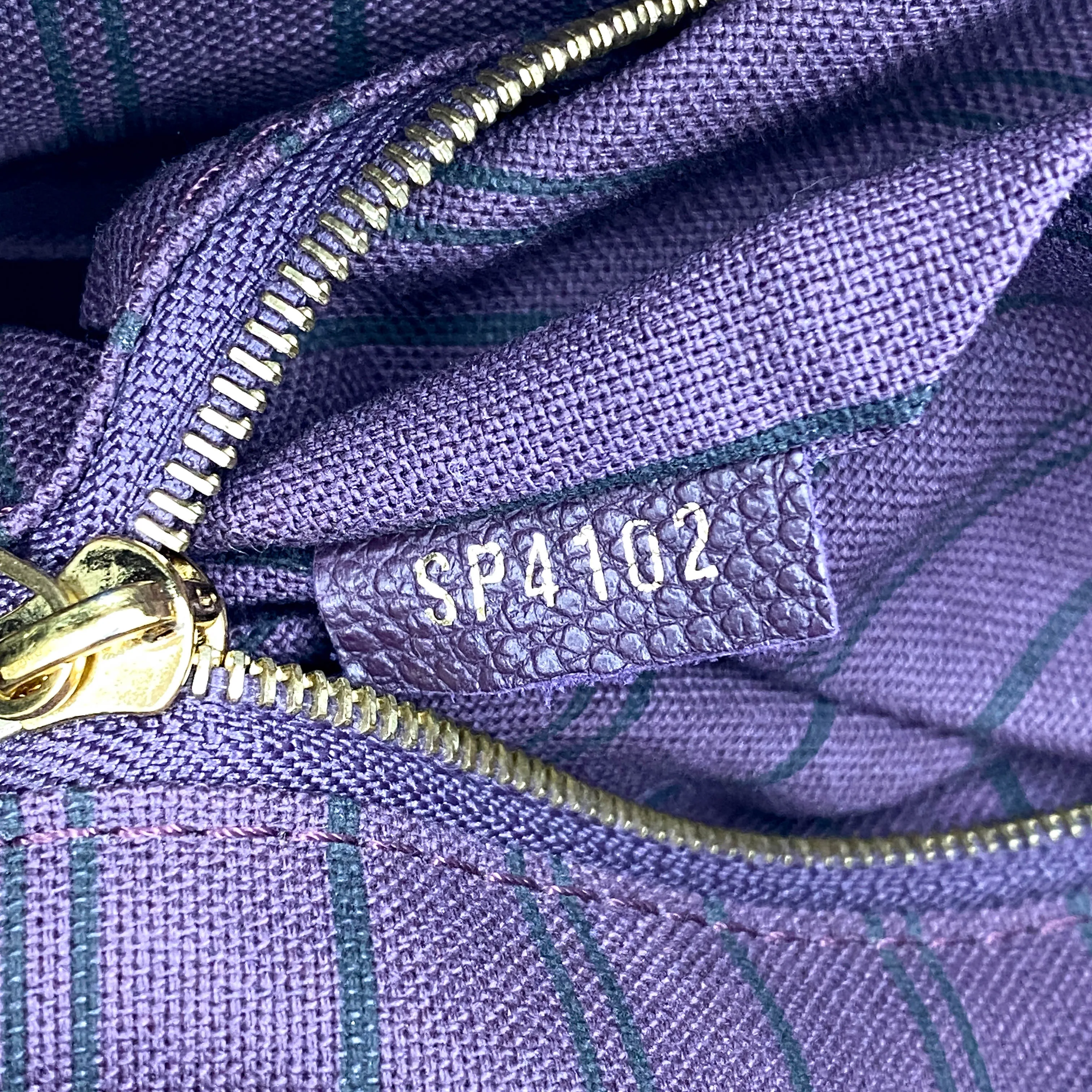 Speedy Bandoulière 30 Purple Monogram Empreinte