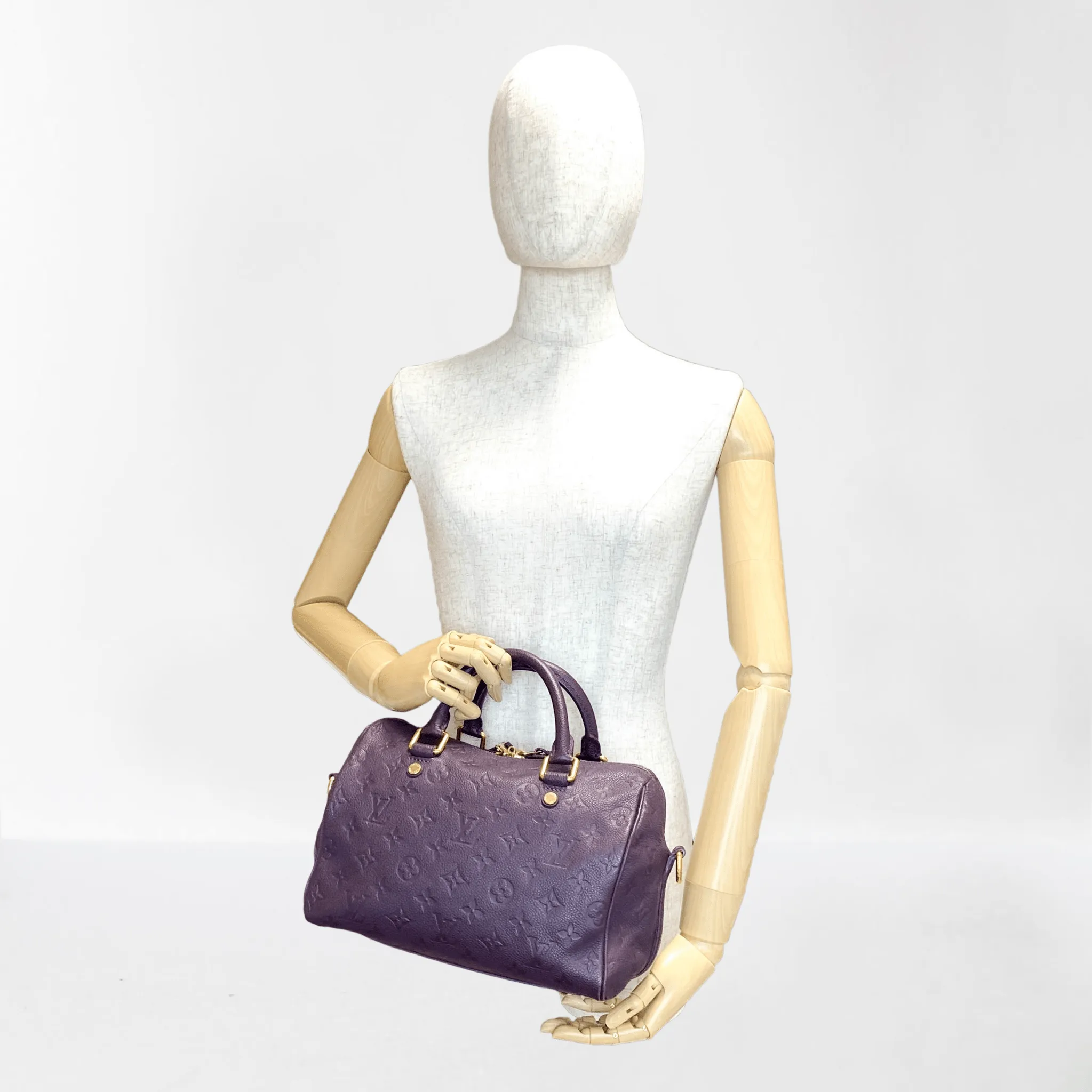 Speedy Bandoulière 30 Purple Monogram Empreinte