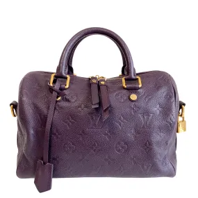 Speedy Bandoulière 30 Purple Monogram Empreinte