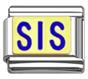 Stainless Steel 9mm Shiny SIS Link for Italian Charm Bracelet