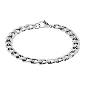 Stainless Steel Curb Link Chain Bracelet