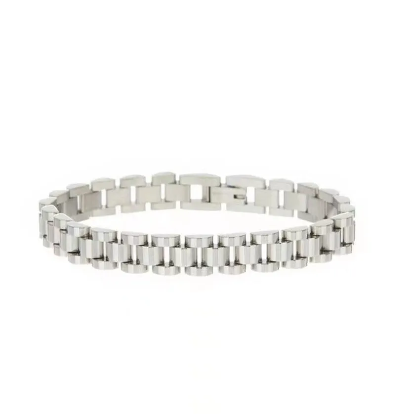 Stainless Steel Gold Plated Detachable Wristbands Bracelets