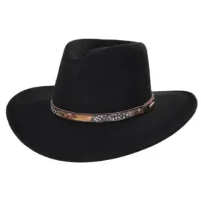 Stetson Hat Crushable Wool Water Repellant Linwood 3-1/4" Brim