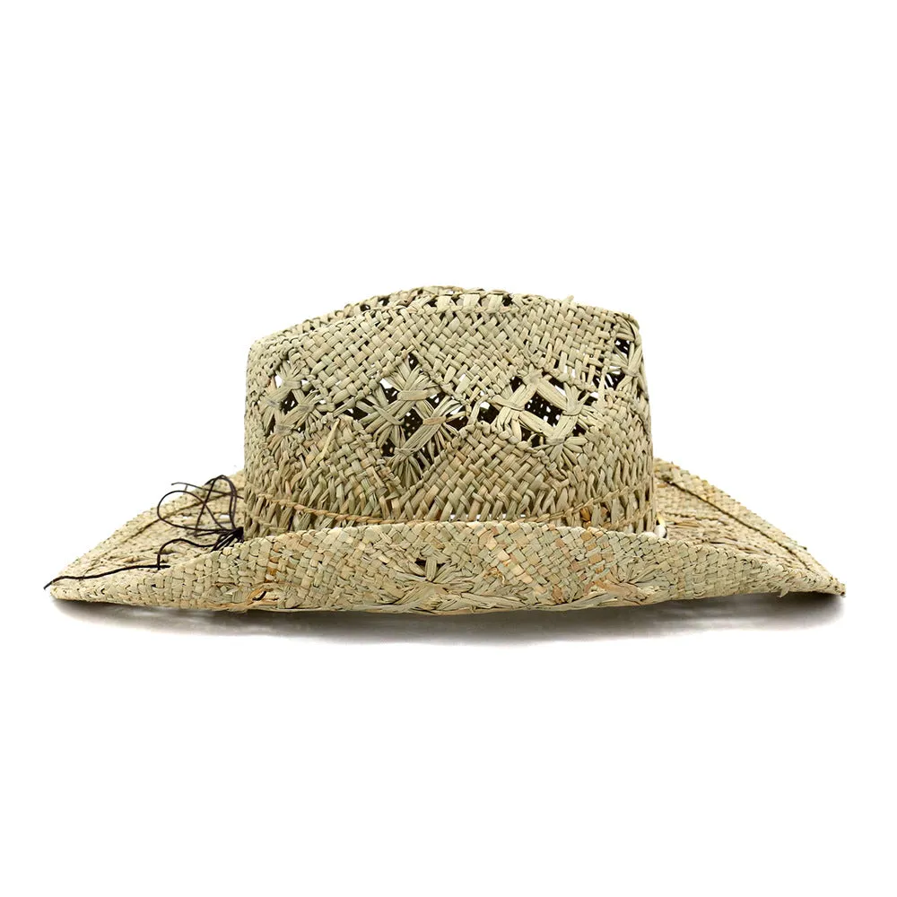 Straw Cowboy Hats Men's and Women's Cowboy Hat Straw Hat Sun Hat