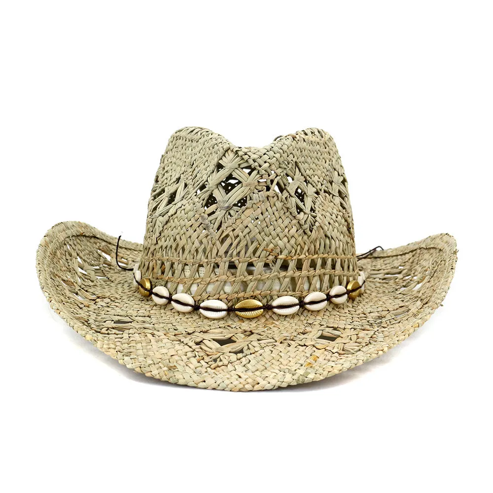 Straw Cowboy Hats Men's and Women's Cowboy Hat Straw Hat Sun Hat