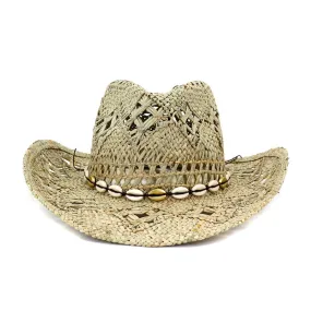 Straw Cowboy Hats Men's and Women's Cowboy Hat Straw Hat Sun Hat