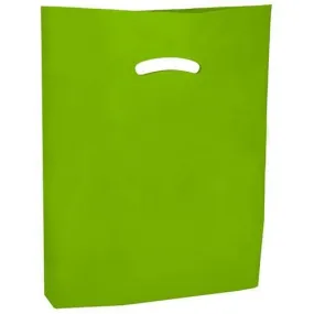 Super Gloss Die Cut Handle Bags - 12 x 15 - (Citrus Green)
