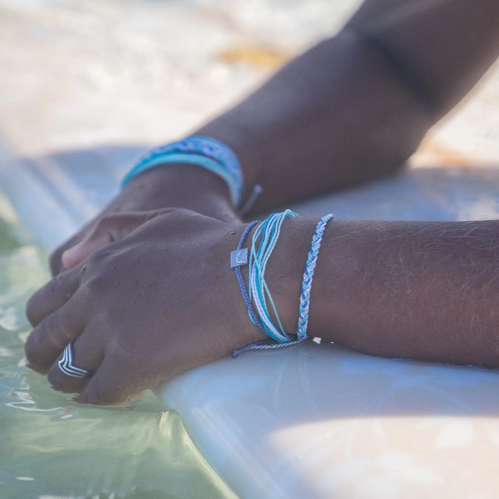 Surfrider Wave Charm Bracelet