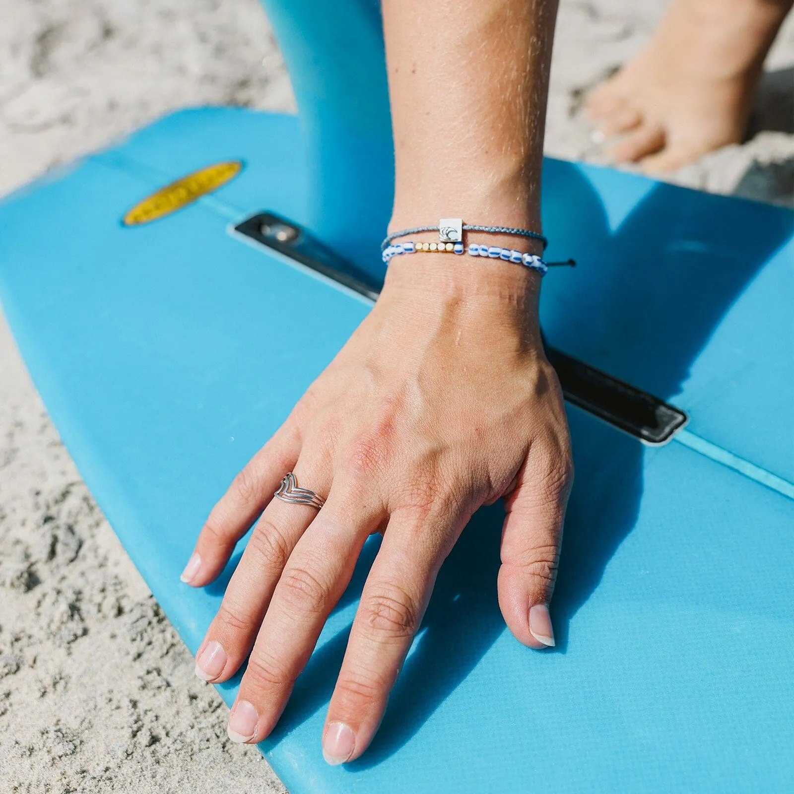 Surfrider Wave Charm Bracelet