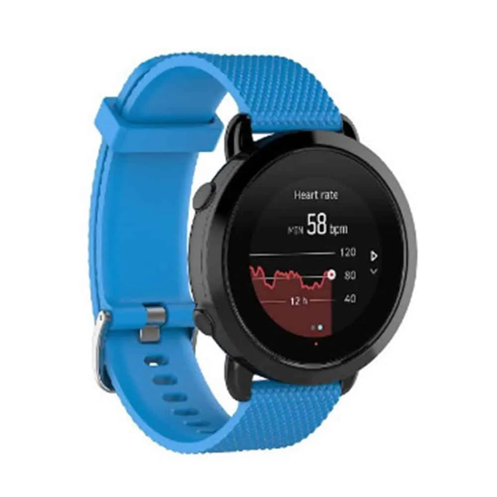 Suunto Fitness 3/Garmin Venu replacement silicone strap - Black