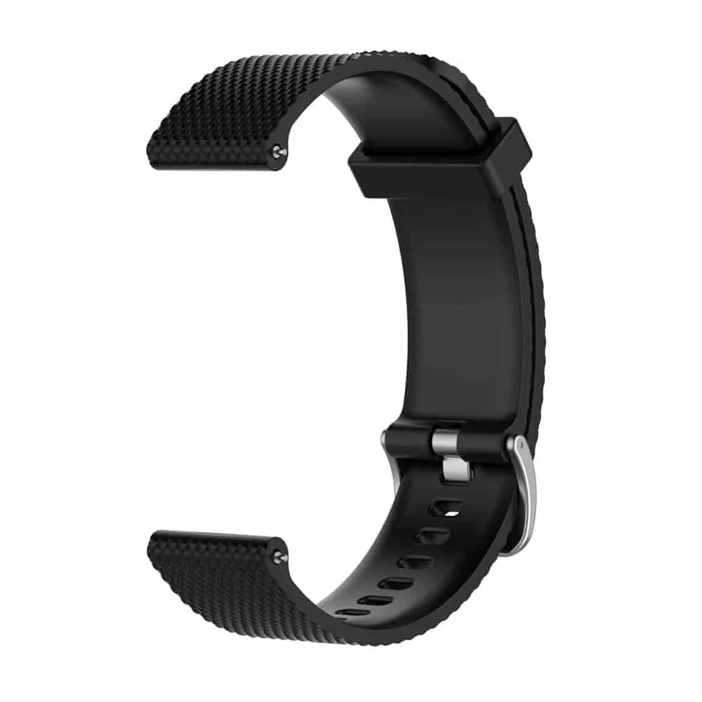 Suunto Fitness 3/Garmin Venu replacement silicone strap - Black