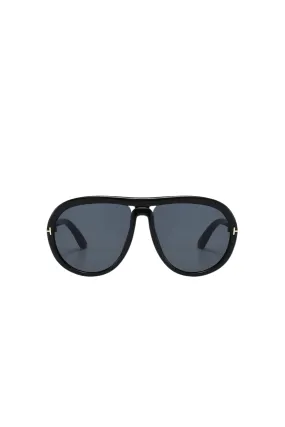 Tab Black Sunglasses