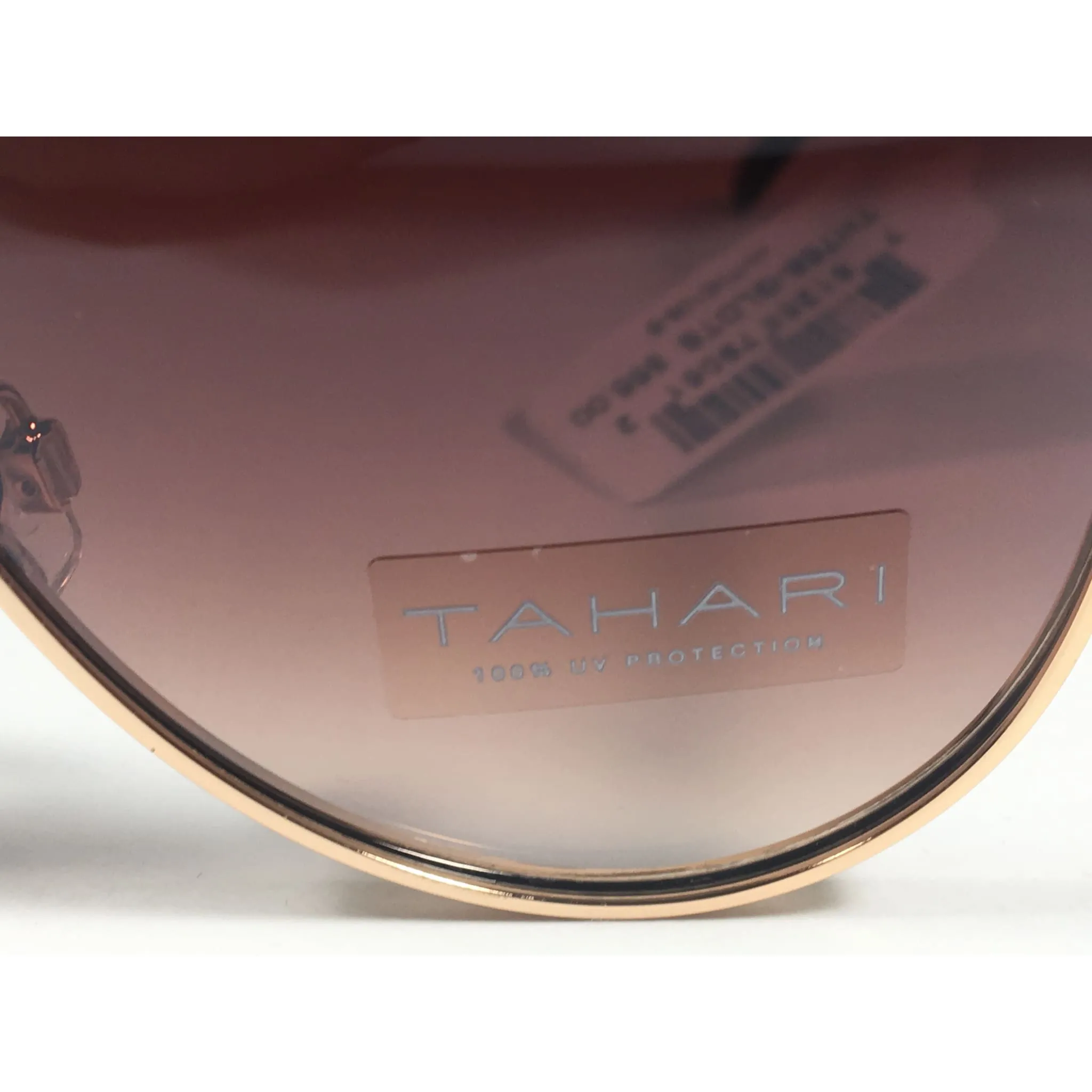 Tahari Aviator Sunglasses Gold Brown Tortoise Frame Gradient Lens TH758 GLDTS