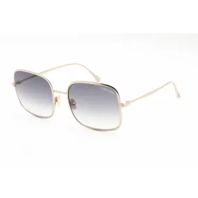 Tom Ford Women's Sunglasses - Shiny Rose Gold Frame Gradient Smoke Lens | FT0865 28B