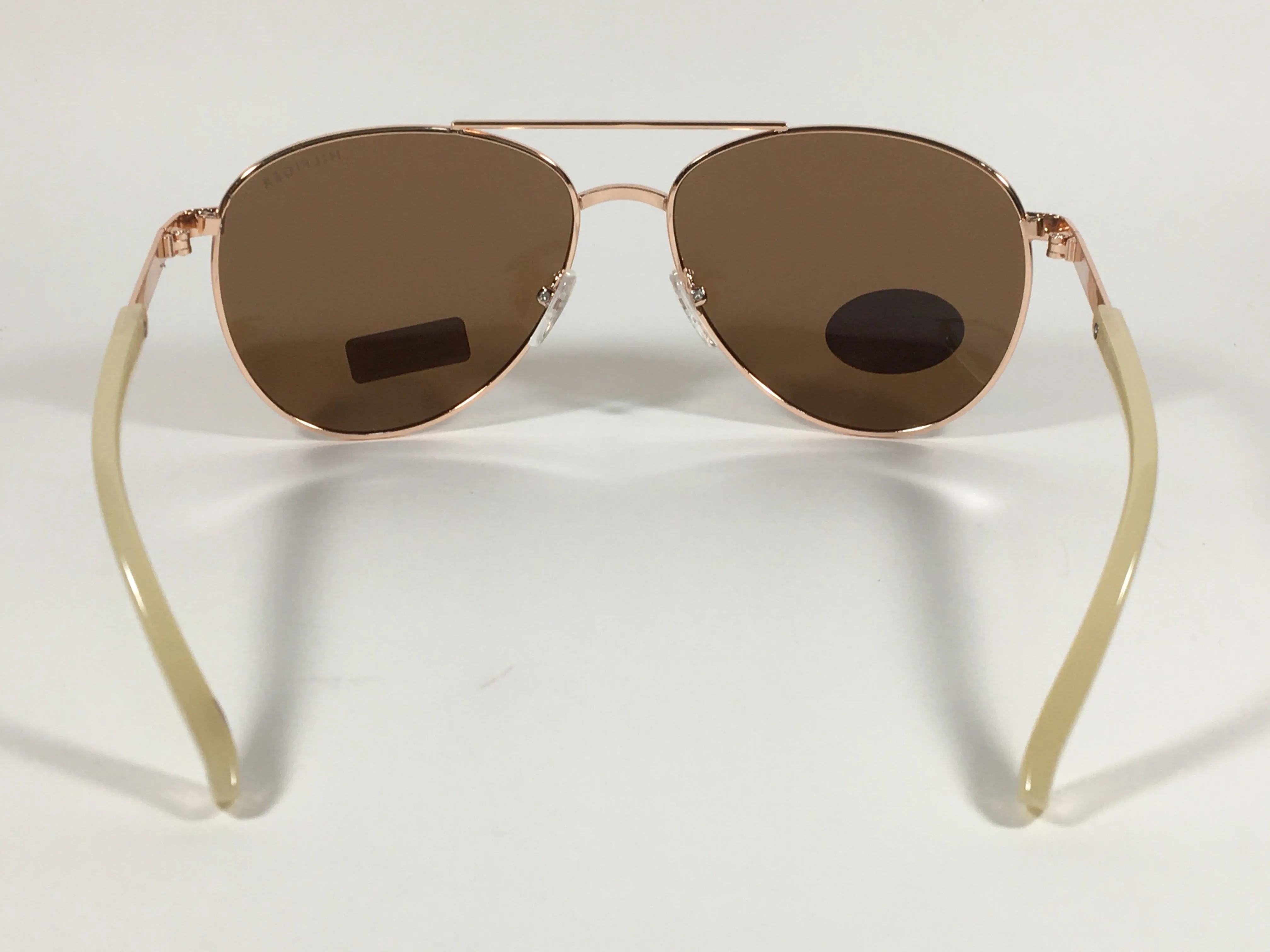 Tommy Hilfiger Lindsay Polarized Aviator Sunglasses Copper Tone Frame Brown Copper Lens LINDSAY WM OL275P
