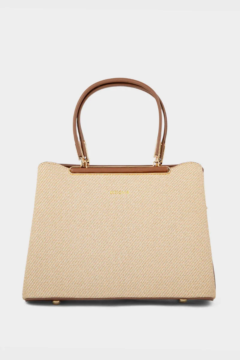 Top Handle Hand Bags BH0067-Beige