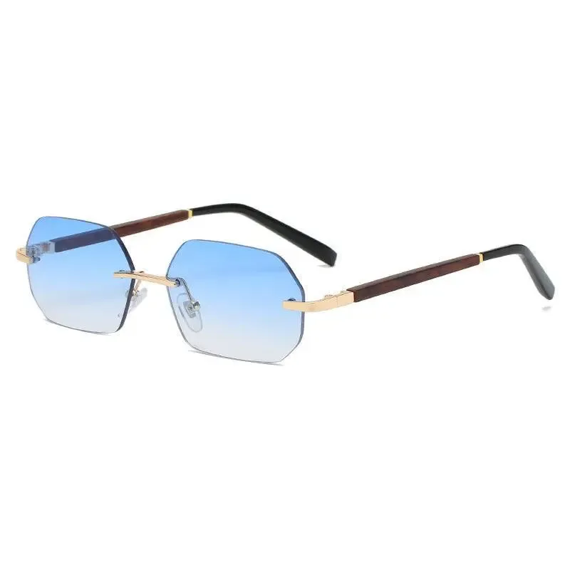 Trendy Frameless Gradient Sunglasses