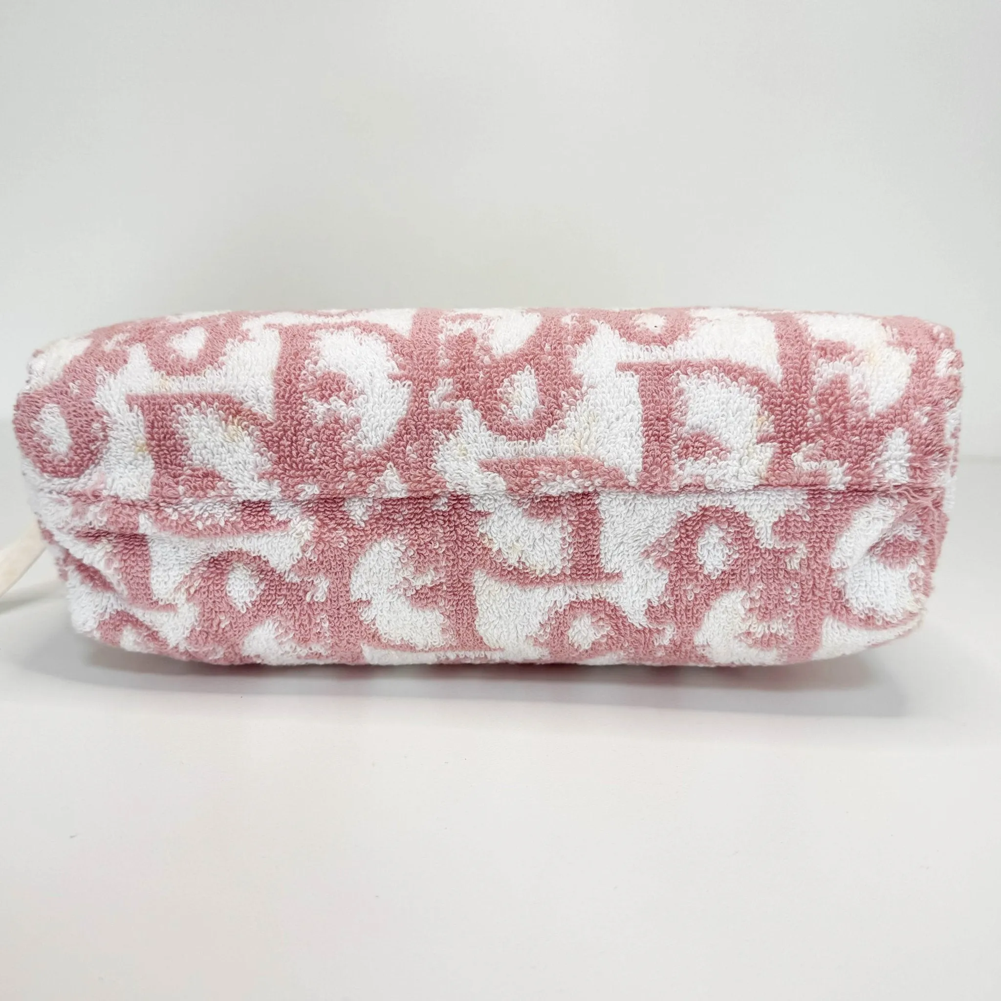 Trotter Pink Terry Cloth Towel Handbag