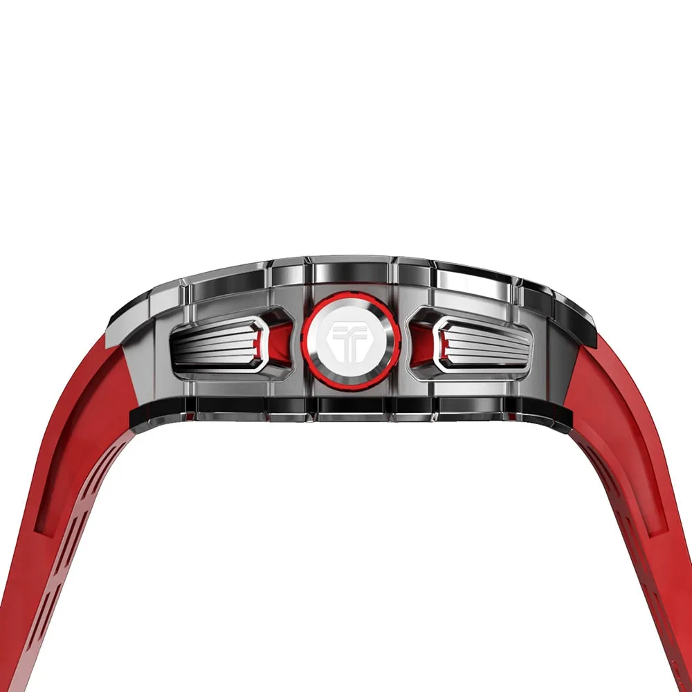 TSAR BOMBA 50M Waterproof Stainless Steel Wristwatch Sport Chronograph