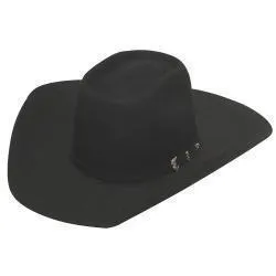 Twister 3X Black Wool Hat