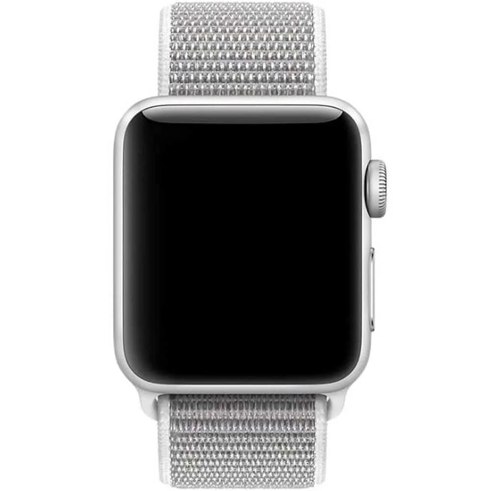 Velcro Nylon Strap for 42/44/45/49mm Apple Watch- Lime Green
