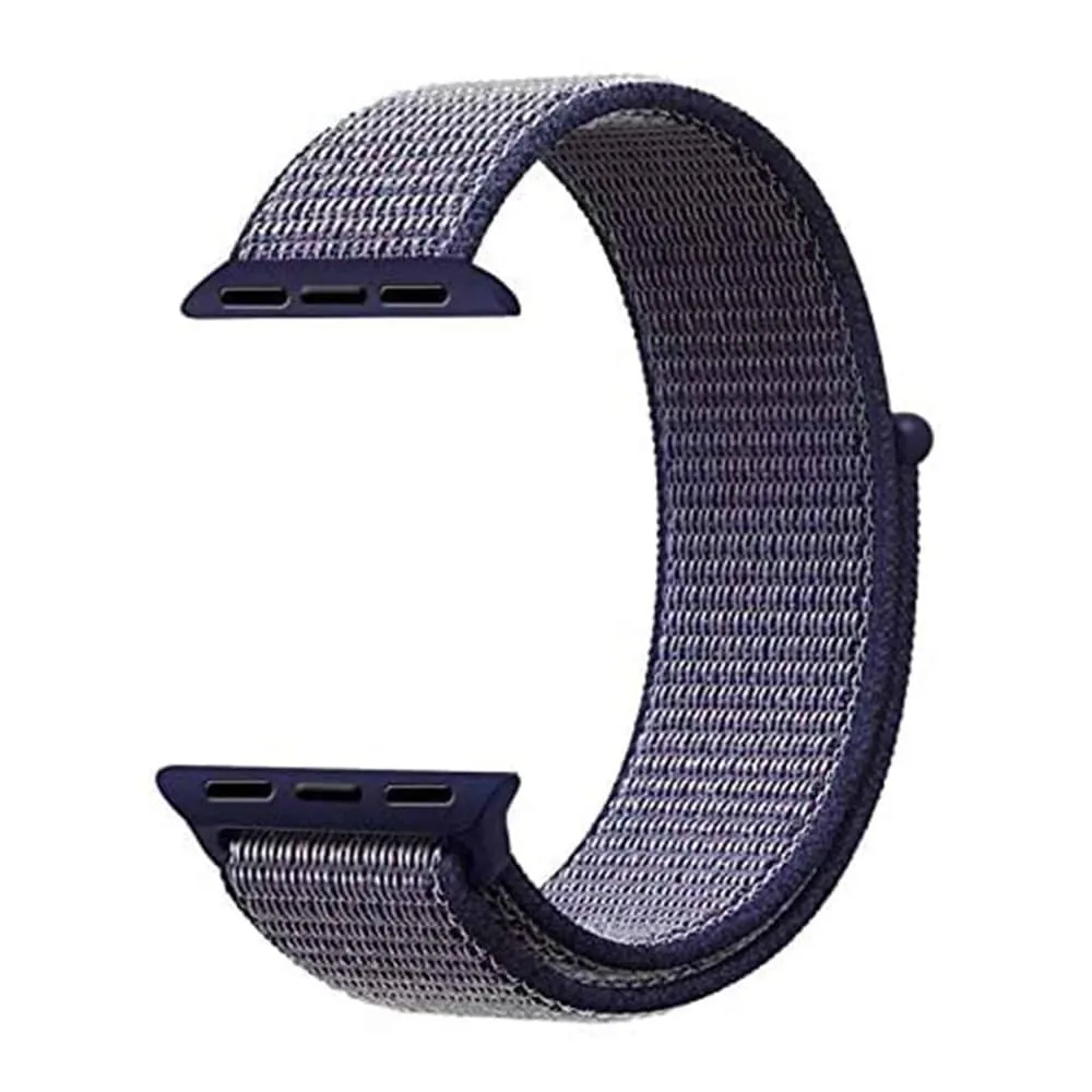 Velcro Nylon Strap for 42/44/45/49mm Apple Watch- Lime Green