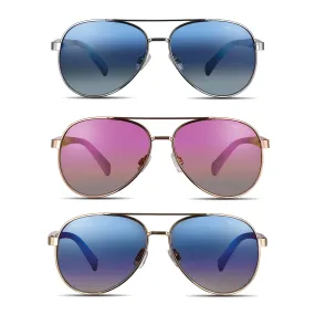 Velvet Eyewear Aviator Flash Sunglass Style Box