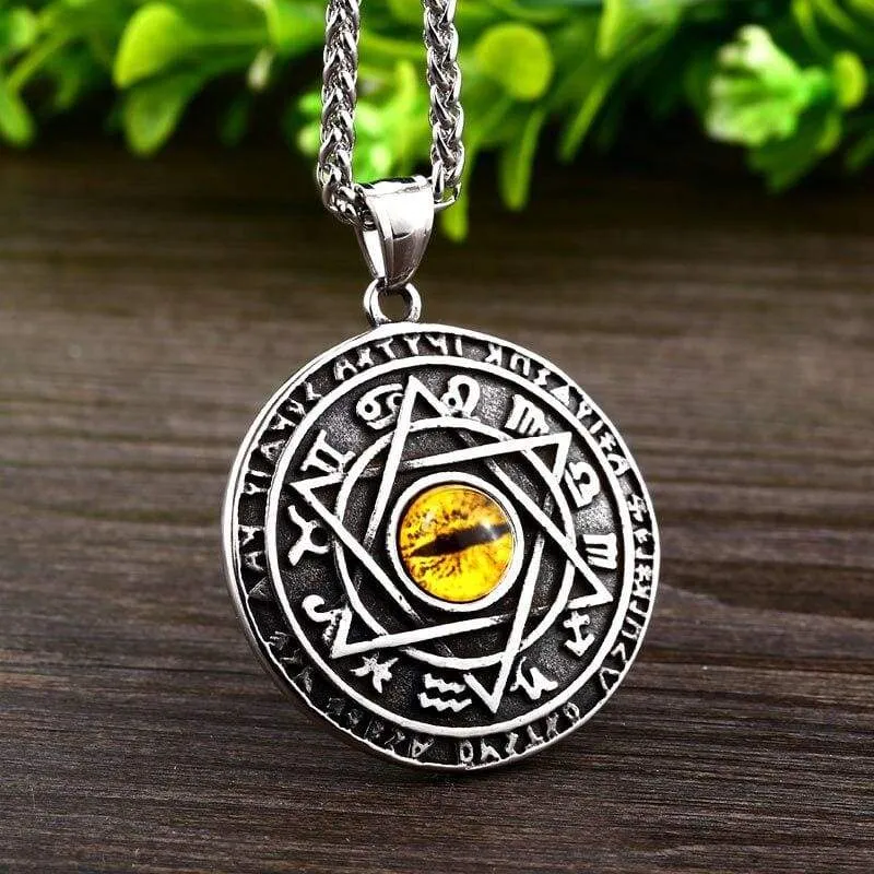 Viking david of star necklace pendant for Men Stainless Steel Chain heavy rune nordic den skandinaviske Jewelry