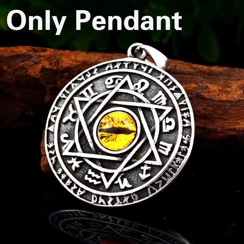 Viking david of star necklace pendant for Men Stainless Steel Chain heavy rune nordic den skandinaviske Jewelry