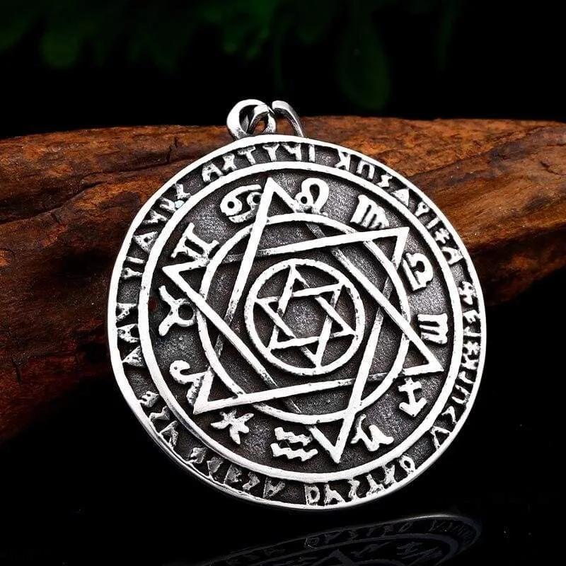 Viking david of star necklace pendant for Men Stainless Steel Chain heavy rune nordic den skandinaviske Jewelry