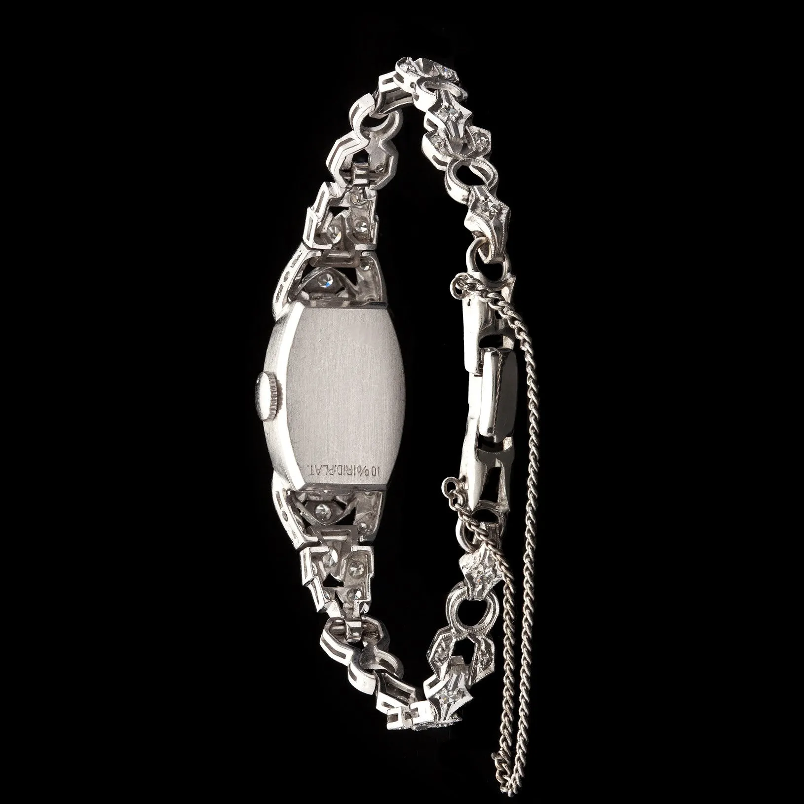 Vintage Diamond Platinum Hamilton Ladies Watch
