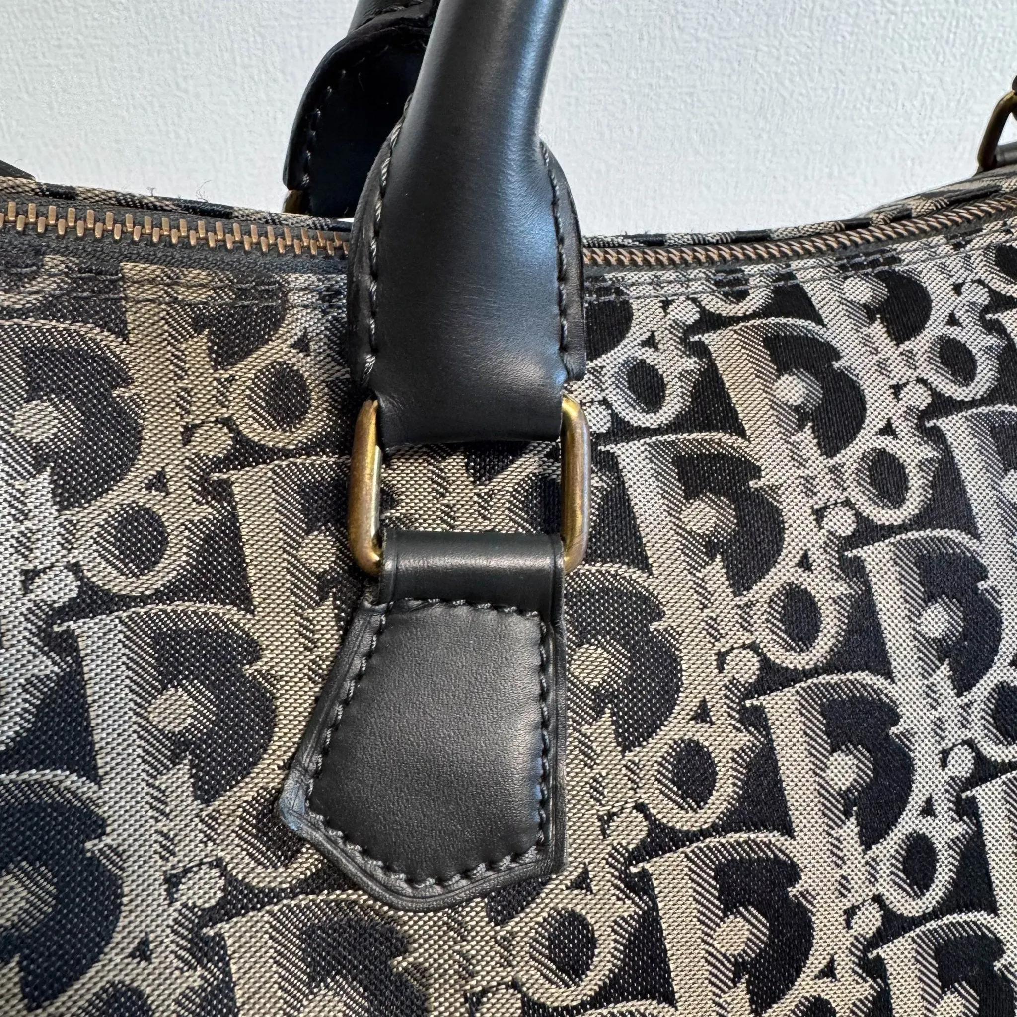 Vintage Trotter Canvas Bowling Bag