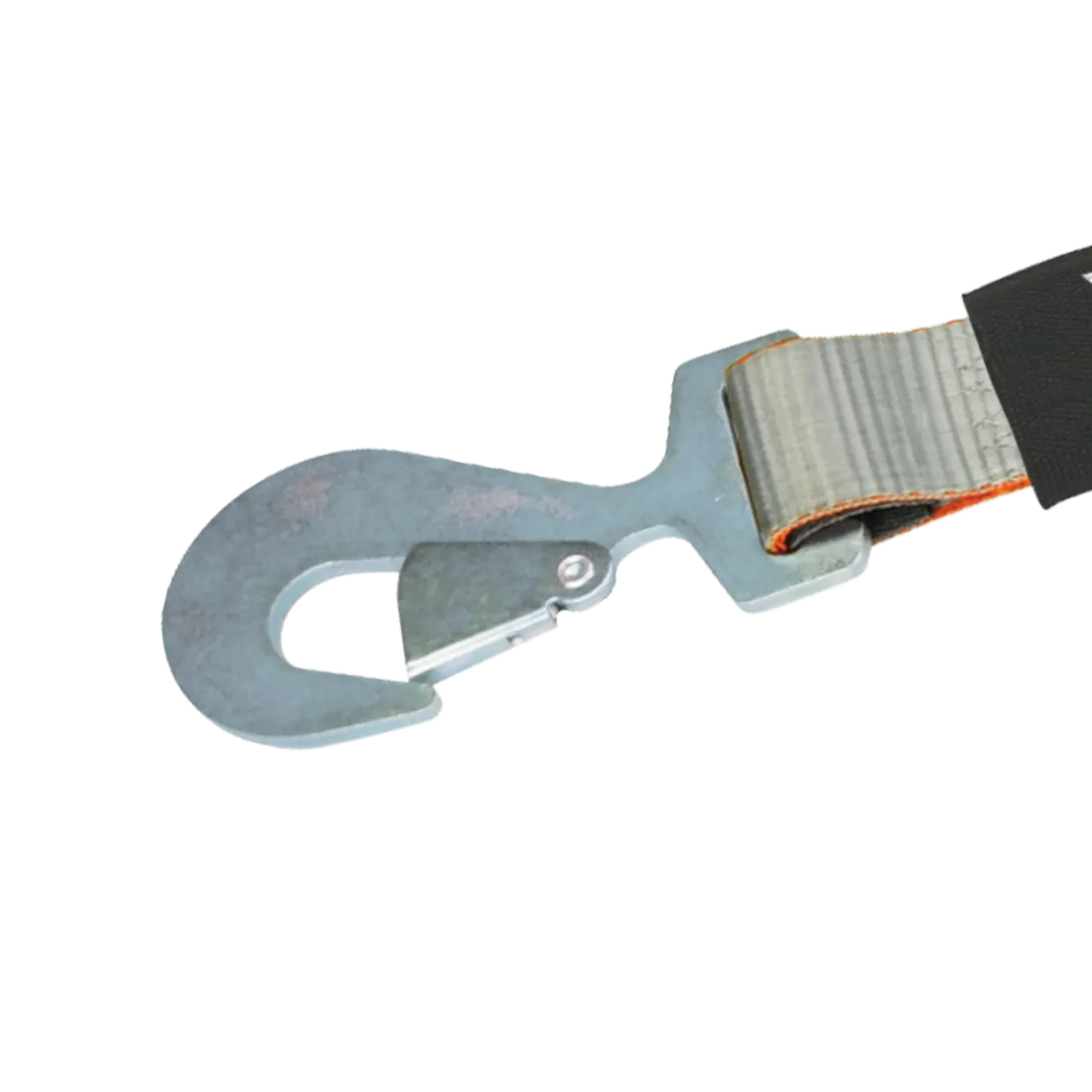 VULCAN Car Tie Down with Chain Tail Ratchet - Snap Hook - 96 Inch - Silver Series - 3,300 Pound Safe Working Load