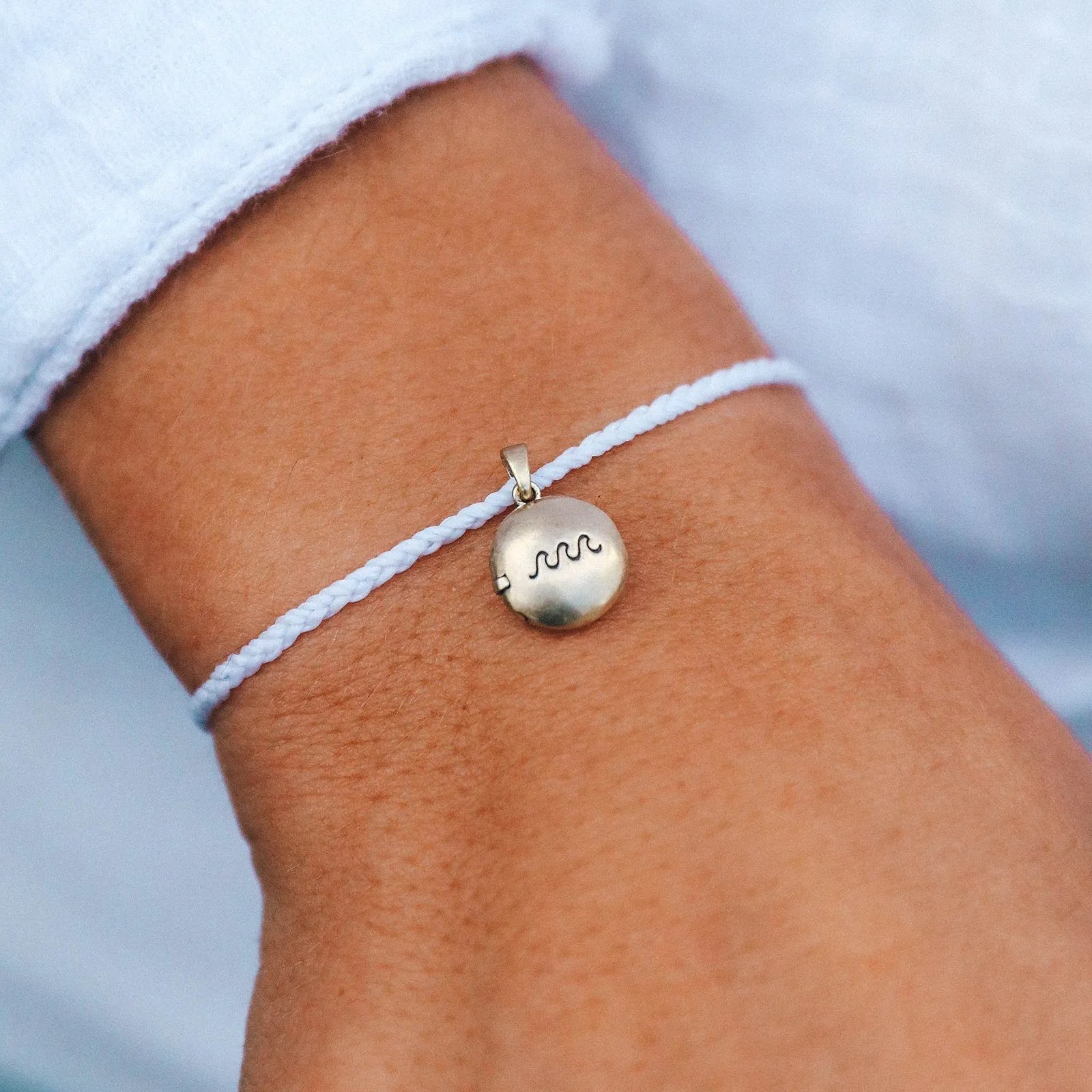 Wave Locket Charm