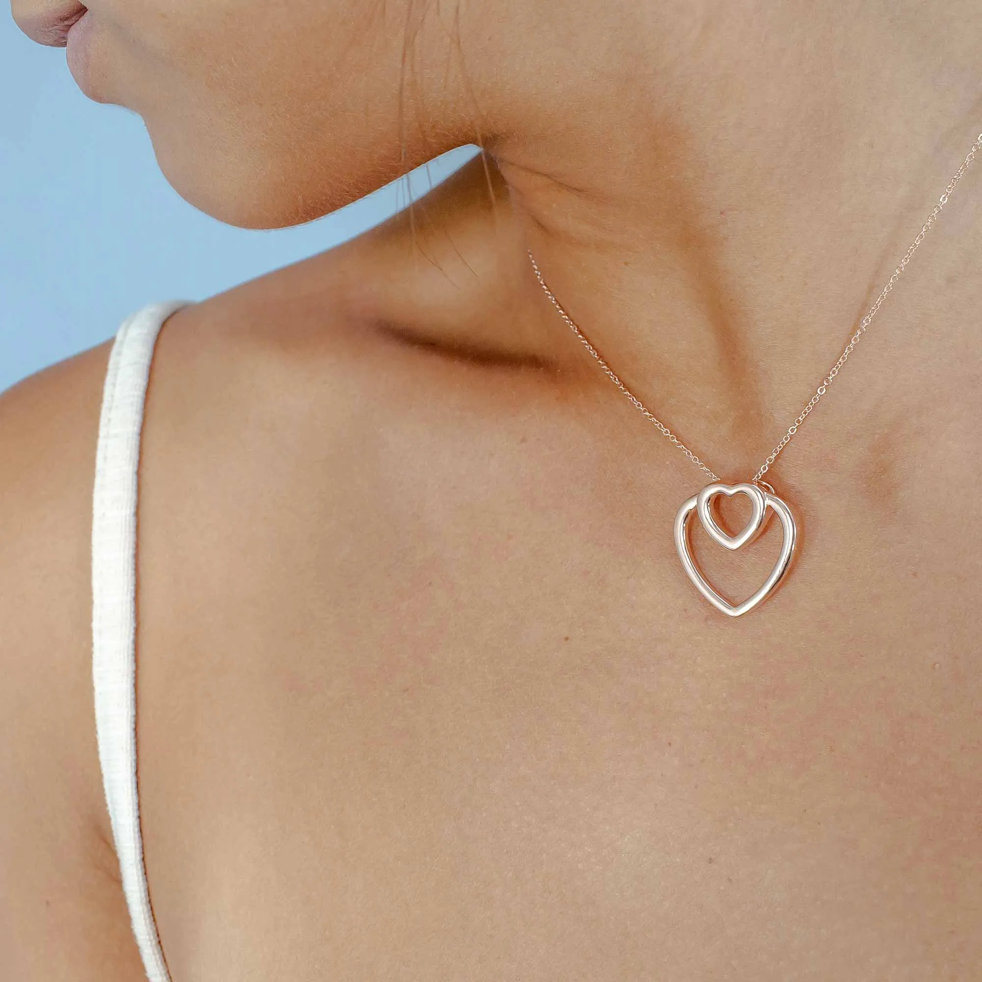 With Love - Dual Hearts - Necklaces