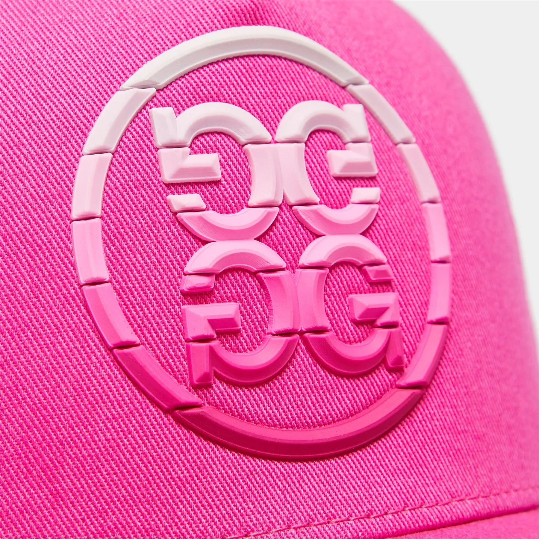 Womens Circle G'S Ombre Interlock Knit Trucker Hat Day Glo Pink - AW23